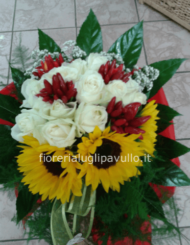 bouquet di fiori misti (piccola dimensione)