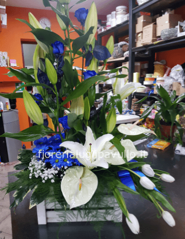 centrotavola con fiori a scelta