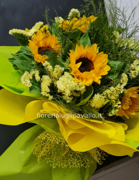 bouquet di girasoli