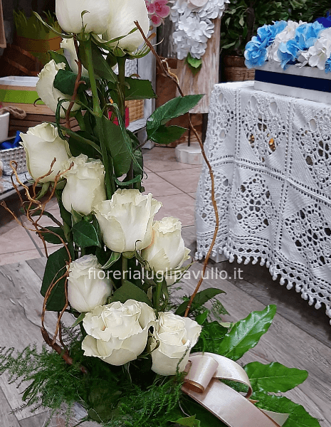 FLOWERS BOX  DI ROSE A SPIRALE