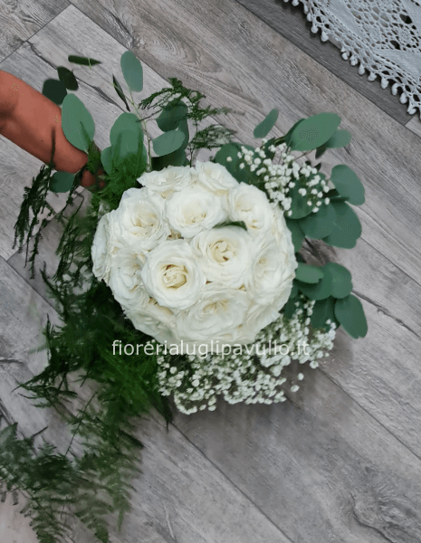 bouquet rose bianche