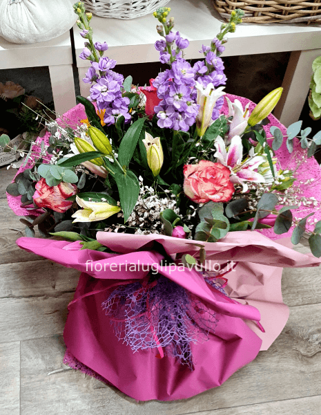mazzo regalo compleanno/anniversario fiori misti » Fiori a Pavullo